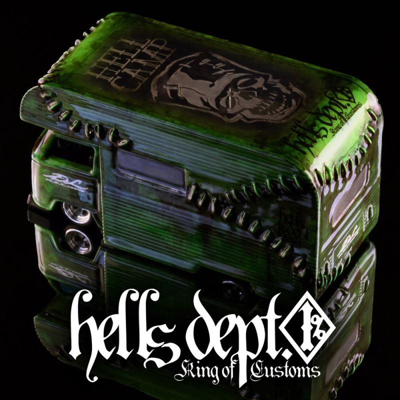 画像: HELLS DEPT 2022 - DOUBLE LOSER[S] 【"FARNKEN HELLCAMP" VOLKSWAGEN T2 PICKUP HELLCAMP (カスタム完成品）】GREEN/RR （送料サービス適用外）