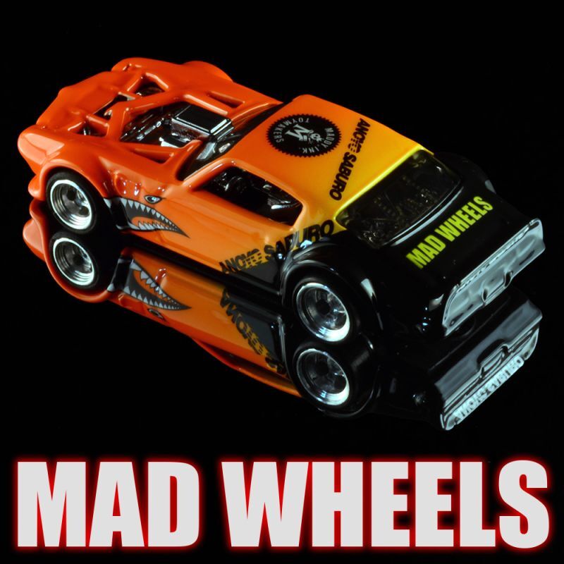 画像: MAD WHEELS (マッドホイール） 【"Sharkmouth Firebird" 1970 PONTIAC FIREBIRD(カスタム完成品）】 ORANGE-BLACK/RR （送料サービス適用外） 