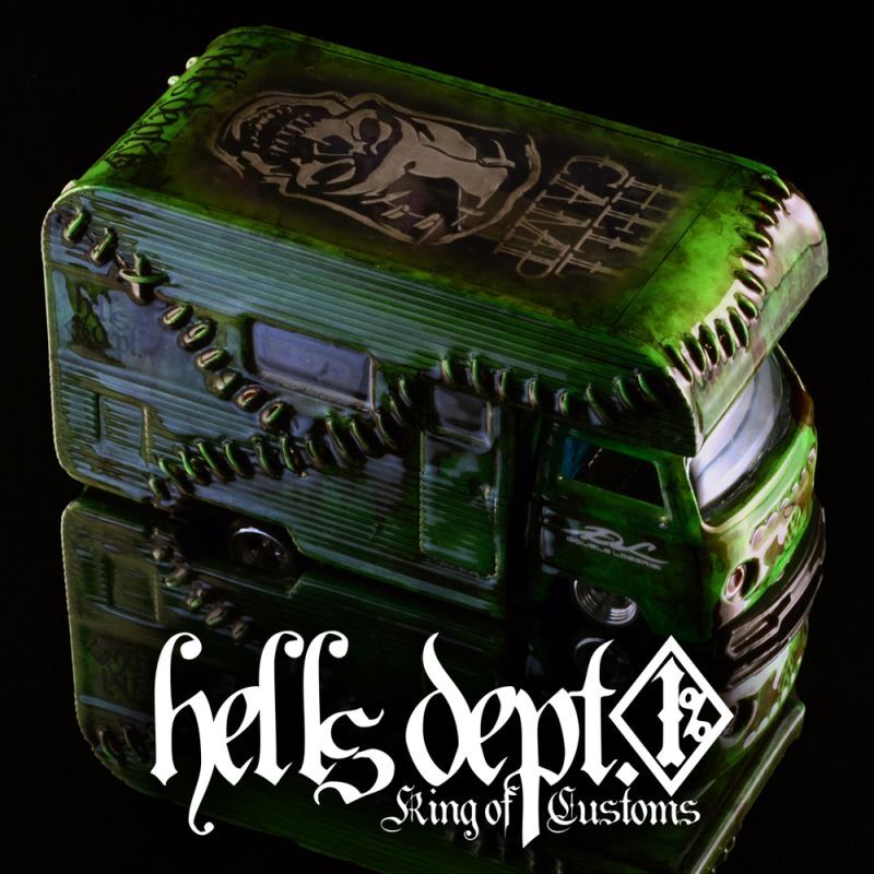画像: HELLS DEPT 2022 - DOUBLE LOSER[S] 【"FARNKEN HELLCAMP" VOLKSWAGEN T2 PICKUP HELLCAMP (カスタム完成品）】GREEN/RR （送料サービス適用外）