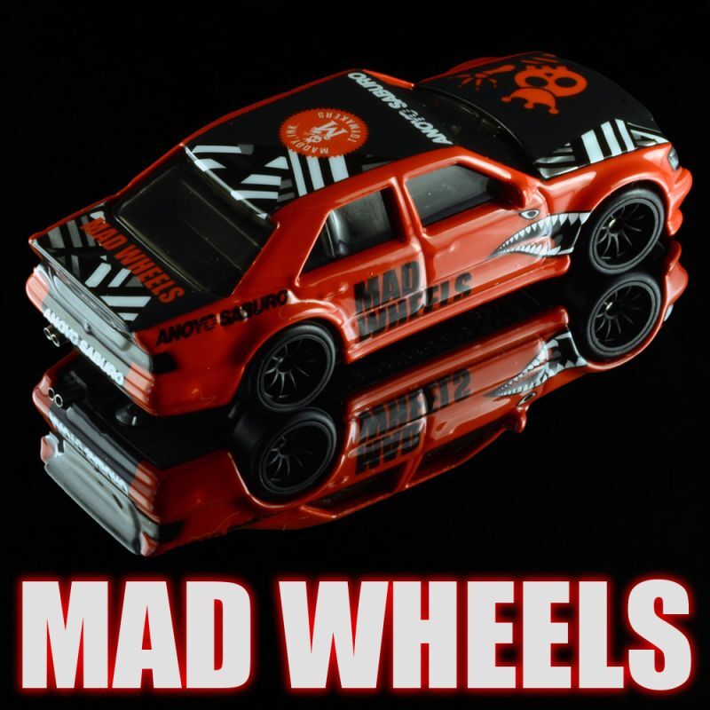 画像: MAD WHEELS (マッドホイール） 【"Sharkmouth 500E" MERCEDES-BENZ 500 E (カスタム完成品）】 RED-BLACK/RR （送料サービス適用外） 