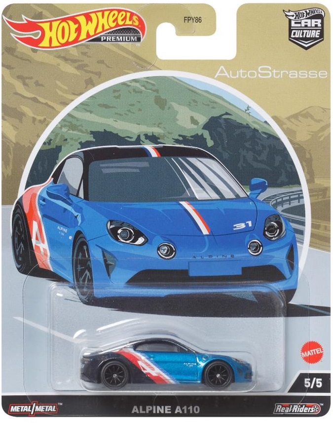 画像: 2022 HW CAR CULTURE "アウト・ストラッセ " 【ALPINE A110】BLUE/RR