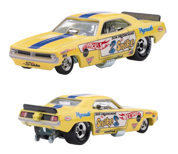 画像: 2022 HW CAR CULTURE "PREMIUM 2PACK" 【'72 プリマス クーダ FC / プリマス ダスター ファニーカー】YELLOW-RED/RR