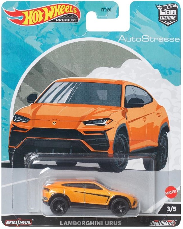 画像: 2022 HW CAR CULTURE "アウト・ストラッセ " 【LAMBORGHINI URUS】ORANGE/RR