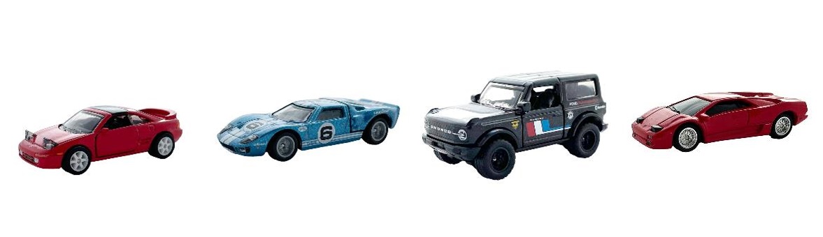 画像: 2022 MATCHBOX COLLECTORS　【"P"アソート 4種セット】1990 トヨタ MR2 W20/フォード GT40/2021 フォード ブロンコ/ランボルギーニ ディアブロ 