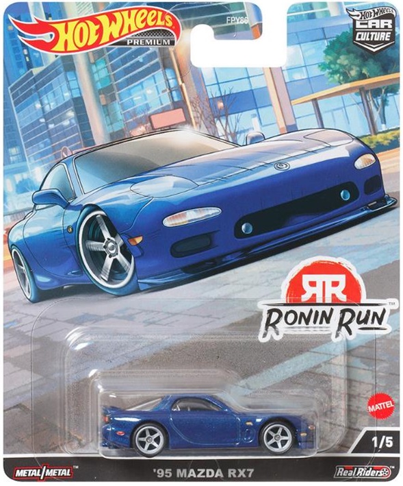 画像: 2022 HW CAR CULTURE "ローニン・ラン " 【'95 MAZDA RX7】BLUE/RR