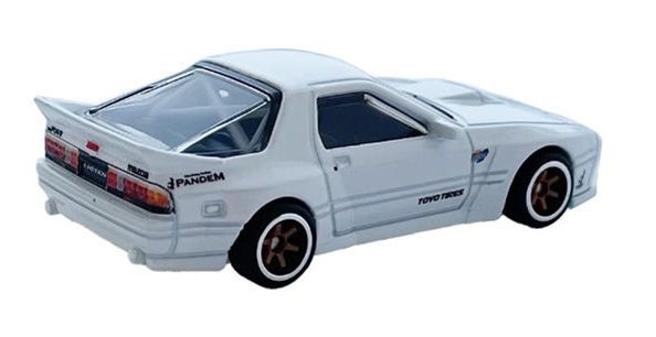 画像: 2022 HW CAR CULTURE "ローニン・ラン " 【MAZDA RX7 FC PANDEM】WHITE/RR