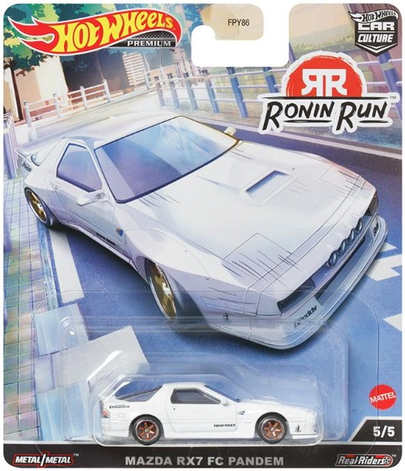 画像: 2022 HW CAR CULTURE "ローニン・ラン " 【MAZDA RX7 FC PANDEM】WHITE/RR