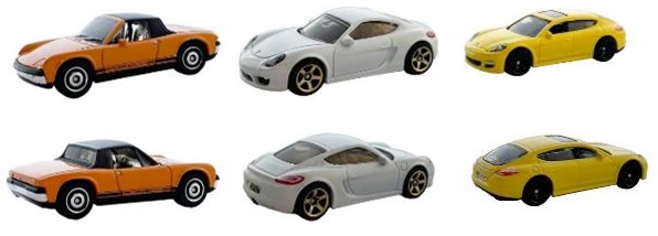 画像: 【マッチボックス テーマ アソート "PORSCHE" 10個入り (国内流通版)】 2007 ポルシェ 911 GT3/ポルシェ カイエン ターボ/ポルシェ パナメーラ/1985 ポルシェ 911 ラリー/ポルシェ ケイマン/1971 ポルシェ 914