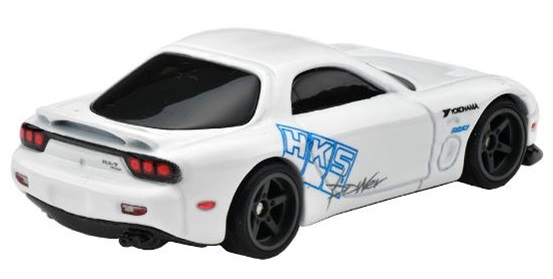 画像: 2023 HW FAST & FURIOUS (ワイルド・スピード) 【MAZDA RX-7 FD】 WHITE/RR