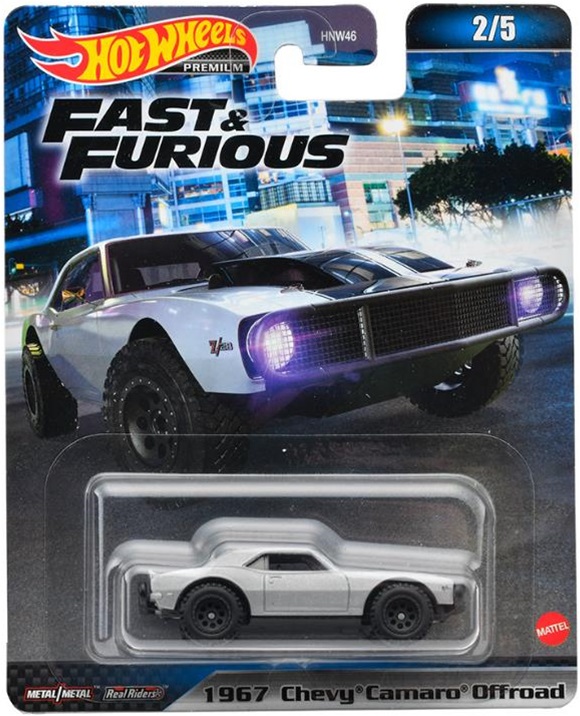 画像: 2023 HW FAST & FURIOUS (ワイルド・スピード) 【1967 CHEVY CAMARO OFFROAD】 FLAT LT.GRAY/RR