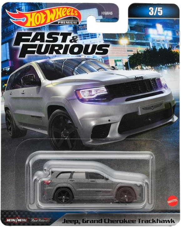 画像: 【仮予約】PRE-ORDER - 2023 HW FAST & FURIOUS (ワイルド・スピード) 【JEEP GRAND CHEROKEE TRACKHAWK】 FLAT GRAY/RR(2月下旬入荷予定）