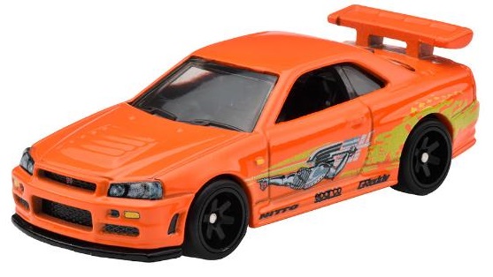 画像: 2023 HW FAST & FURIOUS (ワイルド・スピード) 【NISSAN SKYLINE GT-R (BNR34)】 ORANGE/RR