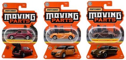 画像: 【仮予約】PRE-ORDER - 【202H MATCHBOX MOVING PARTS　"H"アソート 8個入り】1995 フォルクスワーゲン ゴルフ MK3/2020 日産リーフ/'80 ポルシェ 911 ターボ(x2)/1936 フォード セダン カスタム/テスラ モデルX/レンジローバーイヴォーク/1965 ランドローバー ジェンII ピックアップ(2月下旬入荷予定）