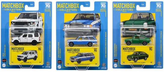 画像: 【仮予約】PRE-ORDER - 2023 MATCHBOX COLLECTORS　【"R"アソート 8個入り】'70 ダットサン 510 ラリー/1979 フレイトライナー FLT(x2)/2016 ランドローバー LR4(x2)/1965 フォルクスワーゲン タイプ３ ファストバック/1980 メルセデス・ベンツ W123 ワゴン(x2) (2月下旬入荷予定）