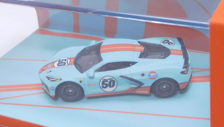 画像: 2022 MATTEL CREATIONS EXCLUSIVE 【"GULF"  2020 CORVETE】 FLAT LT.BLUE/RR