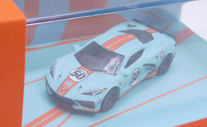 画像: 2022 MATTEL CREATIONS EXCLUSIVE 【"GULF"  2020 CORVETE】 FLAT LT.BLUE/RR