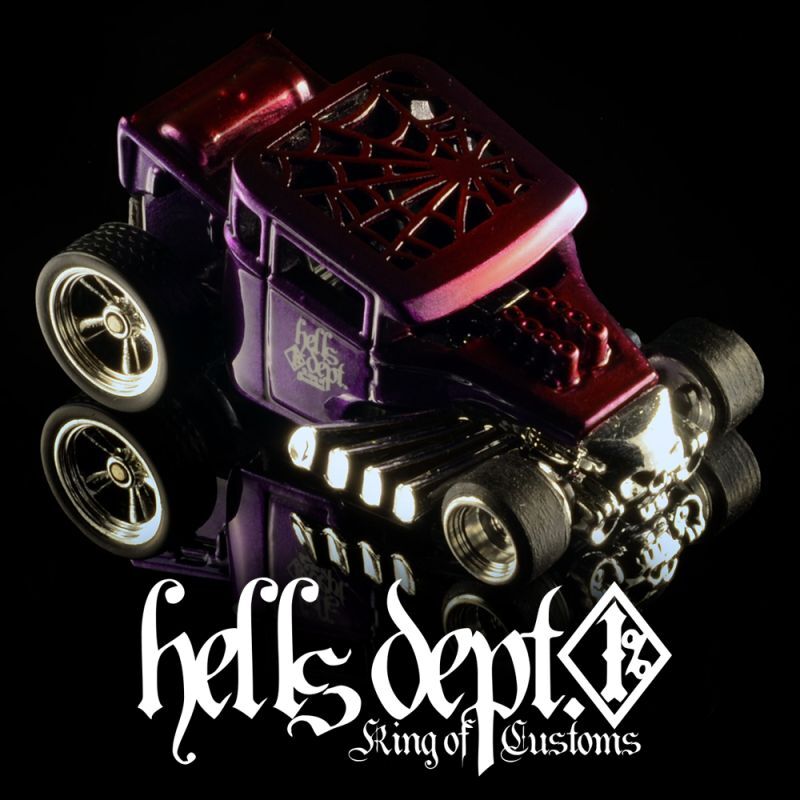 画像: 【予約】PRE-ORDER - HELLS DEPT 2023 - DOUBLE LOSER[S] 【"WEB" SKULL SHAKER (カスタム完成品）】RED/RR （送料サービス適用外）(2月中旬入荷予定)