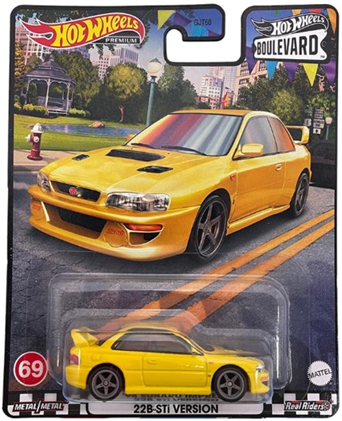 画像: 2023 HW BOULEVARD 【'98 スバル インプレッサ 22B-STi バージョン】YELLOW/RR