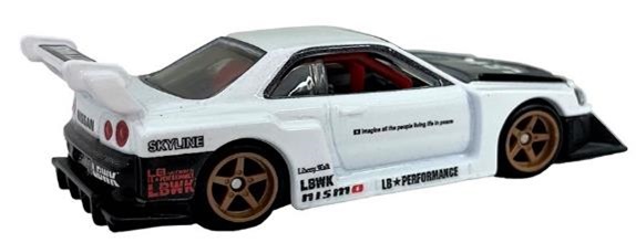 画像: 【再販分】2023 HW BOULEVARD 【LB-ER34 スーパーシルエット 日産 スカイライン】WHITE/RR