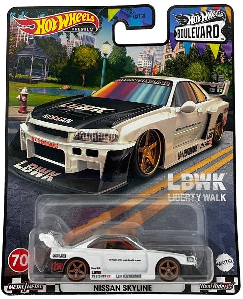 【再販分】2023 HW BOULEVARD 【LB-ER34 スーパーシルエット 日産 スカイライン】WHITE/RR