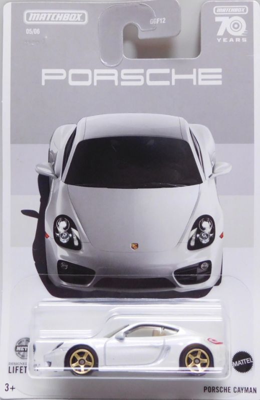 画像1: マッチボックス テーマ アソート "PORSCHE" 【PORSCHE CAYMAN】WHITE