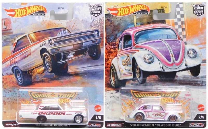 画像: 【US版】2023 HW CAR CULTURE  【Rアソート "DRAG STRIP" 5種セット】'33 WILLYS/VOLKSWAGEN "CLASSIC BUG"/'64 CHEVY NOVA GASSER/'65 DODGE CORONET/'73 PLYMOUTH DUSTER