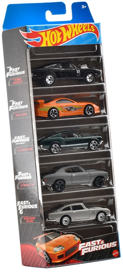 画像: 2023 5PACK 【FAST & FURIOUS (ワイルド・スピード)】'70 ダッジ・チャージャー R/T /トヨタ・スープラ/'67 カスタム マスタング/'77 シェベル SS/アストンマーティン 1963 DB5