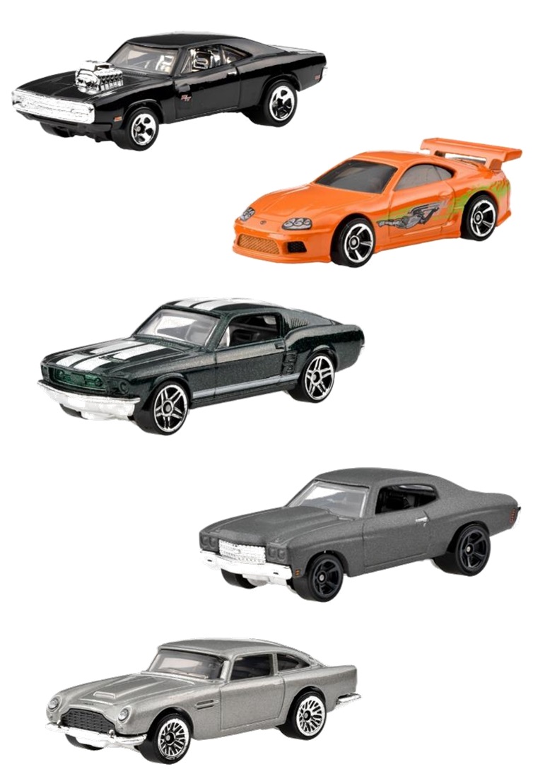 画像: 2023 5PACK 【FAST & FURIOUS (ワイルド・スピード)】'70 ダッジ・チャージャー R/T /トヨタ・スープラ/'67 カスタム マスタング/'77 シェベル SS/アストンマーティン 1963 DB5