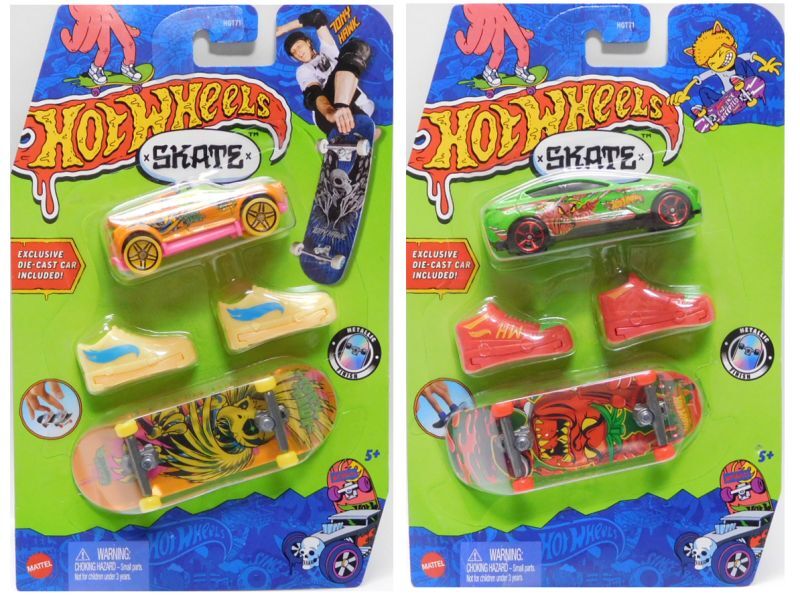 画像: 【US版】 2023 HW "SKATE" 【"EXCLUSIVE DIE-CAST CAR INCLUDED!" Eアソート (10個入り）】(お取り置き不可）(予約不可)