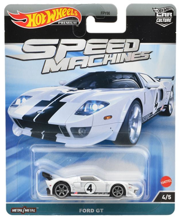 画像: 2023 HW CAR CULTURE "SPEED MACHINES " 【FORD GT】WHITE/CM6