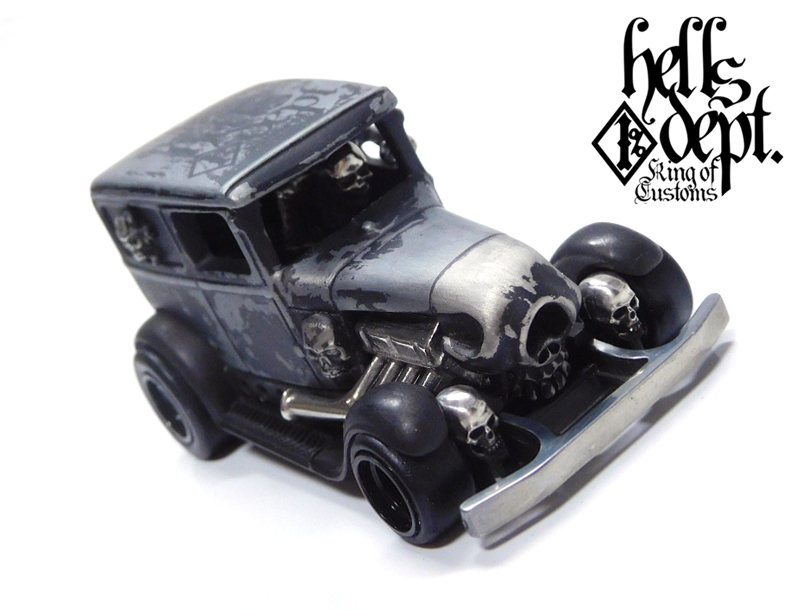 画像: HELLS DEPT 2023 - COVA MANUFACTURING FACTORY 【A-OK with SKULL DRIVER (カスタム完成品）】FLAT ZAMAC/RR （送料サービス適用外）