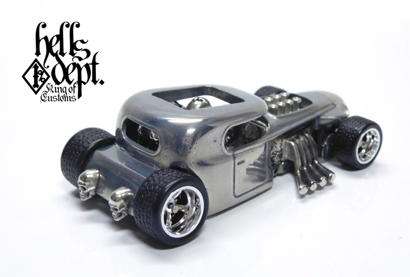 画像: HELLS DEPT 2023 - COVA MANUFACTURING FACTORY 【MOD ROD with SKULL DRIVER (カスタム完成品）】CHROME/RR （送料サービス適用外）