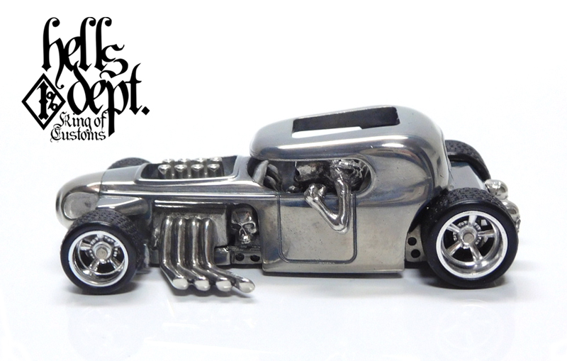 画像: HELLS DEPT 2023 - COVA MANUFACTURING FACTORY 【MOD ROD with SKULL DRIVER (カスタム完成品）】CHROME/RR （送料サービス適用外）