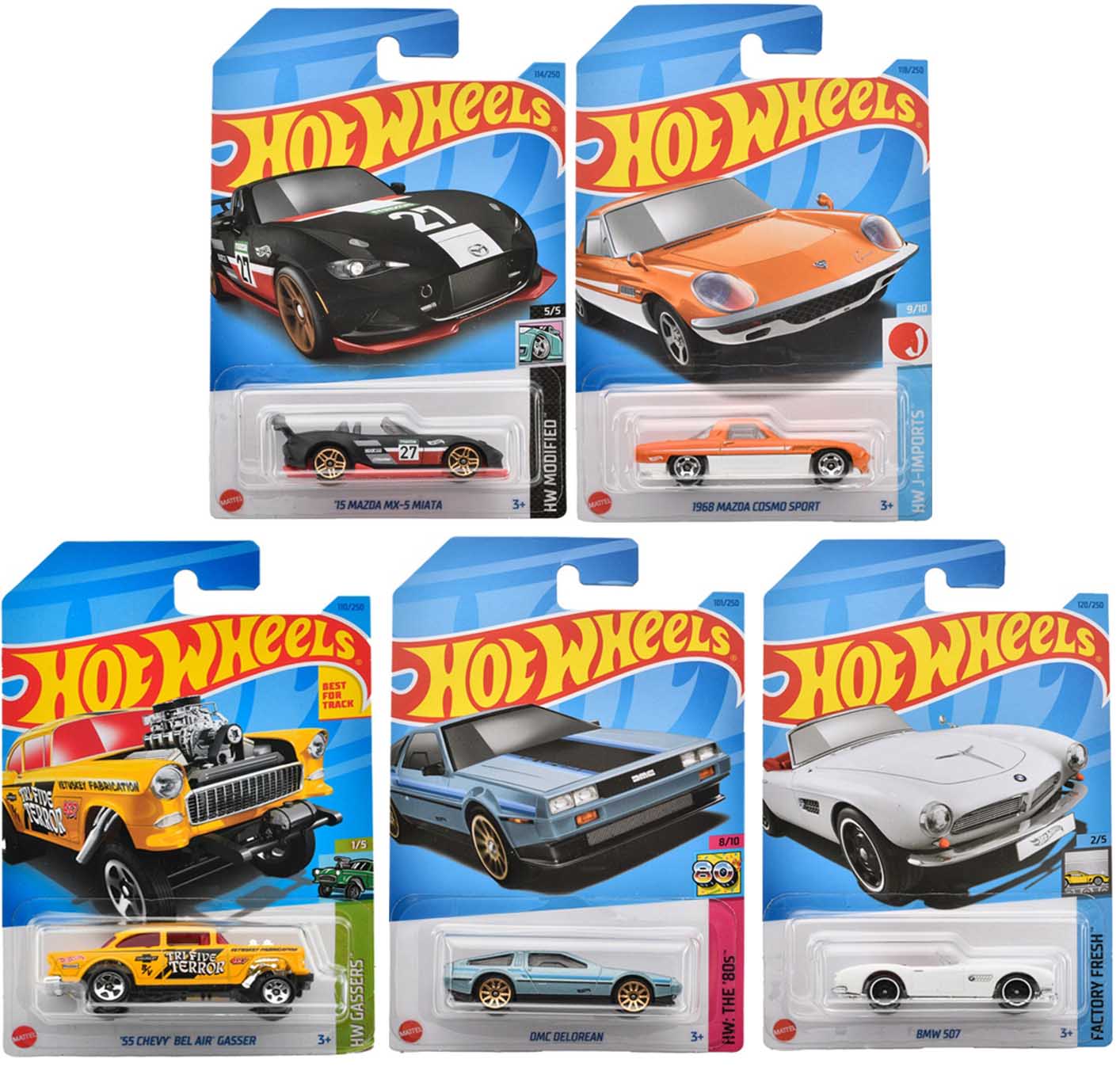 HotWHeeLs NIGHT BURNERZ 5pack ホットウィール ナイトバーナーズ