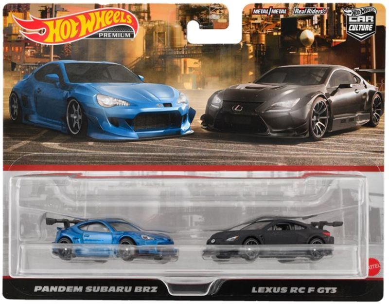 画像: 2023 HW CAR CULTURE "PREMIUM 2PACK" 【パンデム スバル BRZ / レクサス RC F GT3】BLUE-BLACK/RR