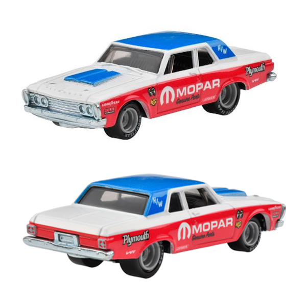 画像: 【仮予約】PRE-ORDER - 2023 HW CAR CULTURE "PREMIUM 2PACK" 【プリマス ベルべディア 426 ウェッジ / '65 ダッジ コロネット】WHITE-YELLOW/RR(6月上旬入荷予定