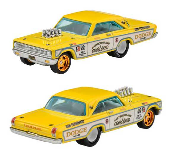 画像: 【仮予約】PRE-ORDER - 2023 HW CAR CULTURE "PREMIUM 2PACK" 【プリマス ベルべディア 426 ウェッジ / '65 ダッジ コロネット】WHITE-YELLOW/RR(6月上旬入荷予定