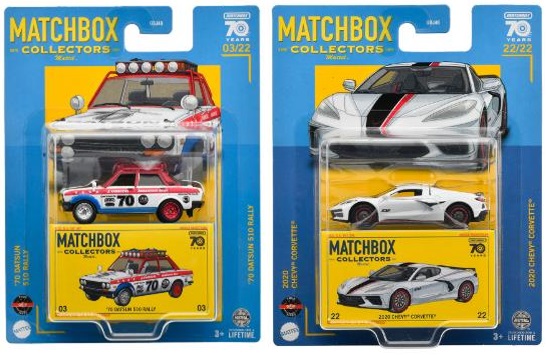 画像: 【仮予約】PRE-ORDER - 2023 MATCHBOX COLLECTORS【"T"アソート 4個入り】'70 ダットサン 510 ラリー/1953 フォード COE/1978 ダッジ モナコ ポリス/2020 シェビー コルベット(6月下旬入荷予定）