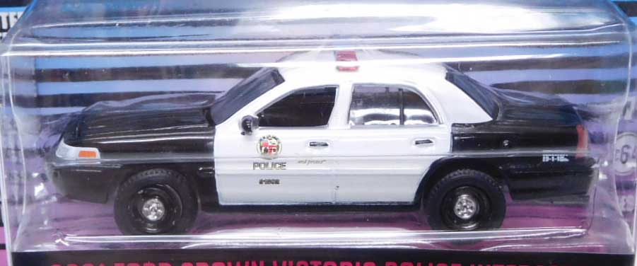 画像: 2023 GREENLIGHT HOLLYWOOD SERIES 37 【2001 FORD CROWN VICTORIA POLICE INTERCEPTOR】BLACK-WHITE(DRIVE)