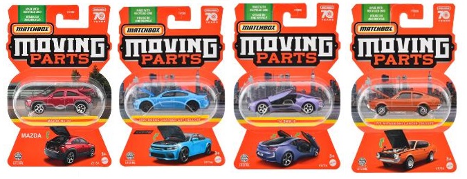 画像: 【2023 MATCHBOX MOVING PARTS　"D"アソート 8個入り】1975 三菱 ランサーセレステ/ベントレー コンチネンタル/1963 フォード F-100/1964 ビュイック・リビエラ(x2)/マツダ MX-30/2020 ダッジ・チャージャーSRT ヘルキャット/'16 BMW i8