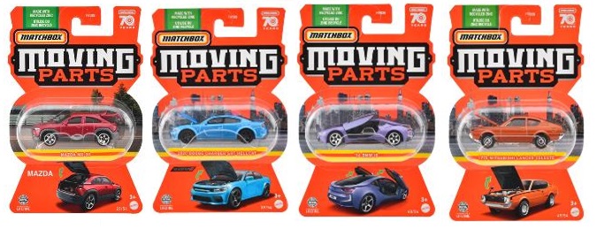 画像: 【2023 MATCHBOX MOVING PARTS　"D"アソート 8個入り】1975 三菱 ランサーセレステ/ベントレー コンチネンタル/1963 フォード F-100/1964 ビュイック・リビエラ(x2)/マツダ MX-30/2020 ダッジ・チャージャーSRT ヘルキャット/'16 BMW i8