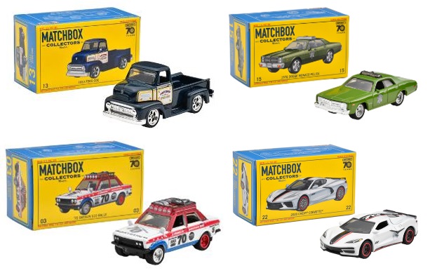 画像: 【仮予約】PRE-ORDER - 2023 MATCHBOX COLLECTORS【"T"アソート 4個入り】'70 ダットサン 510 ラリー/1953 フォード COE/1978 ダッジ モナコ ポリス/2020 シェビー コルベット(6月下旬入荷予定）