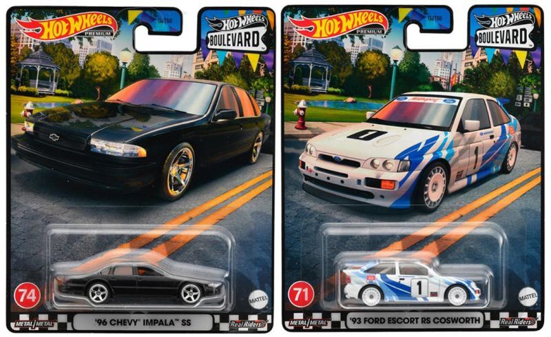 画像: 2023 HW BOULEVARD 【Bアソート　5種セット】'99 ホンダ シビック タイプR （EK9）/フォルクスワーゲン T1 パネルバス/'04 マツダ マツダスピード ミアータ/'96 シェビー インパラ SS/'93 フォード エスコート RS コスワース