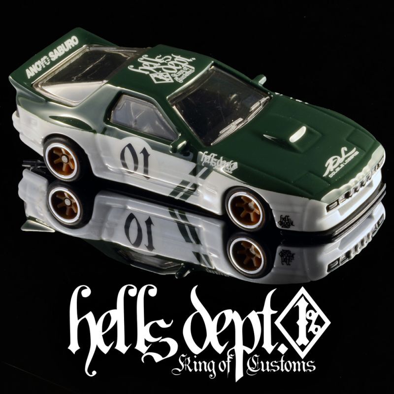 画像: 【予約】PRE-ORDER - HELLS DEPT 2023 - DOUBLE LOSER[S] 【BRE ε֮fini RX7 (カスタム完成品）】DK.GREEN-WHITE/RR （送料サービス適用外）(6月下旬入荷予定)