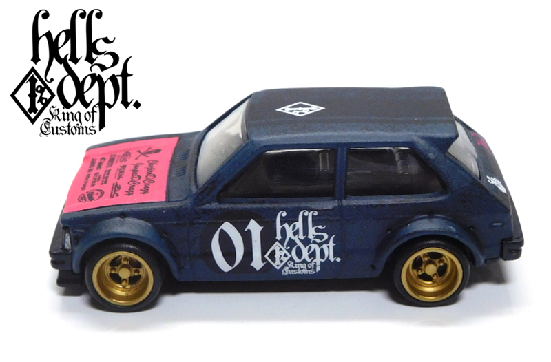 画像: HELLS DEPT 2022 - カツヌマ製作所 【'81 TOYOTA STARLET KP61 (カスタム完成品）】CHELLY-NAVY/RR （送料サービス適用外）