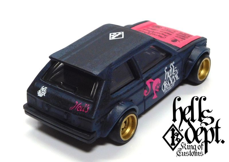 画像: HELLS DEPT 2022 - カツヌマ製作所 【'81 TOYOTA STARLET KP61 (カスタム完成品）】CHELLY-NAVY/RR （送料サービス適用外）