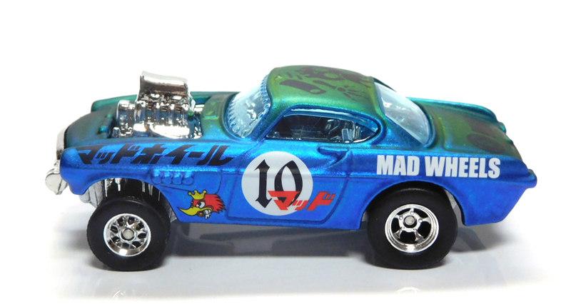 画像: MAD WHEELS (マッドホイール） 【VOLVO P1800 GASSER (カスタム完成品）】GREEN-BLUE/RR（送料サービス適用外） 