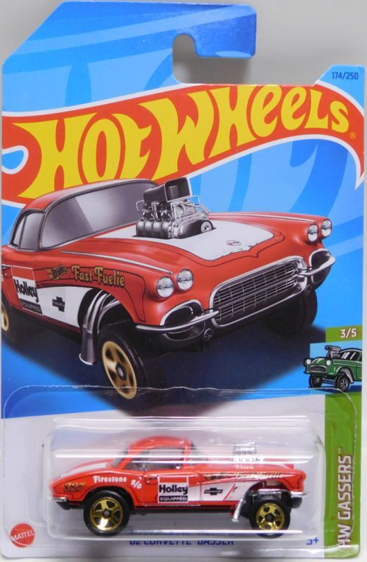 画像1: 【'62 CORVETTE GASSER】RED/5SP (HOLLEY)