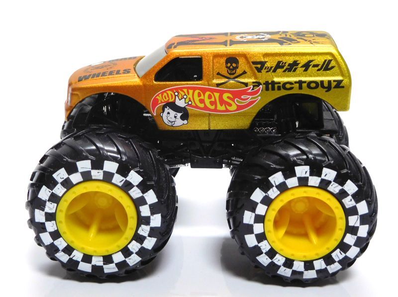 画像: MAD WHEELS (マッドホイール） 【HW MONSTER TRUCK (カスタム完成品）】ORANGE-YELLOW （送料サービス適用外） 