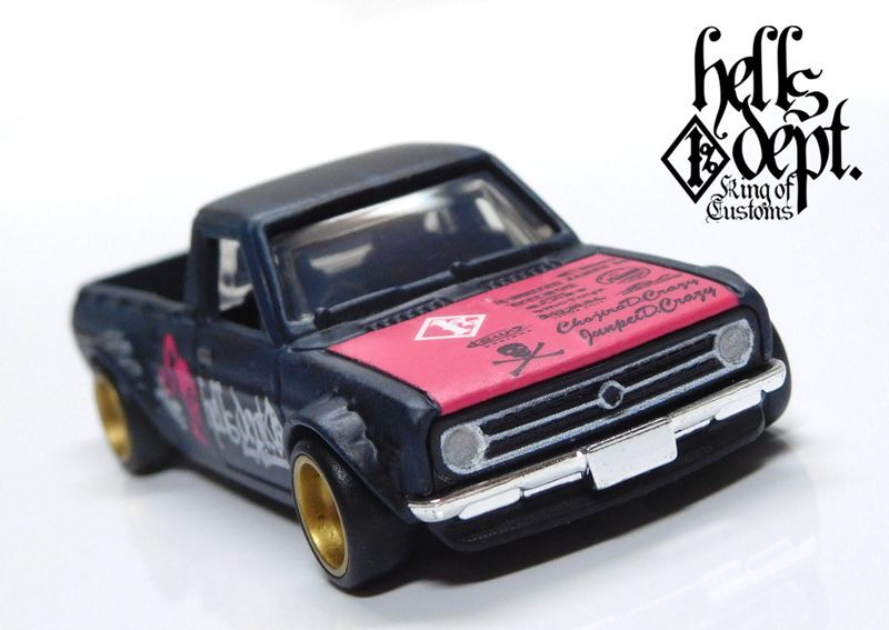 画像: HELLS DEPT 2022 - カツヌマ製作所 【'75 DATSUN SUNNY TRUCK/B120 (カスタム完成品）】CHELLY-NAVY/RR （送料サービス適用外）